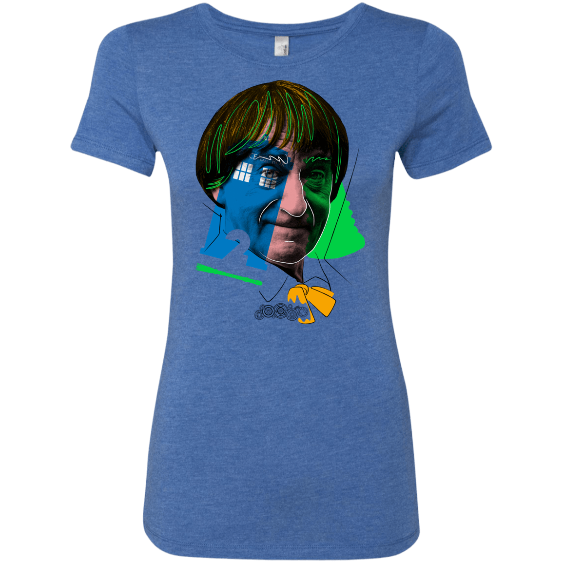 T-Shirts Vintage Royal / S Doctor Warwhol 2 Women's Triblend T-Shirt