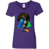 T-Shirts Purple / S Doctor Warwhol 2 Women's V-Neck T-Shirt