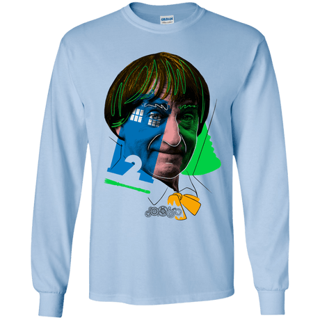 T-Shirts Light Blue / YS Doctor Warwhol 2 Youth Long Sleeve T-Shirt
