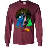 T-Shirts Maroon / YS Doctor Warwhol 2 Youth Long Sleeve T-Shirt