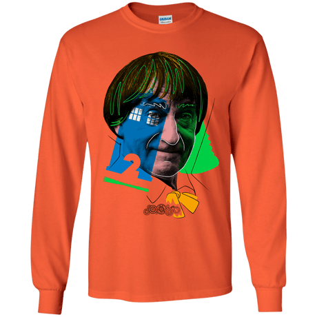 T-Shirts Orange / YS Doctor Warwhol 2 Youth Long Sleeve T-Shirt