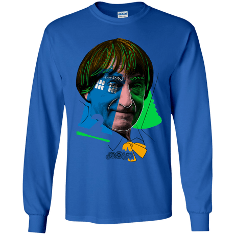 T-Shirts Royal / YS Doctor Warwhol 2 Youth Long Sleeve T-Shirt