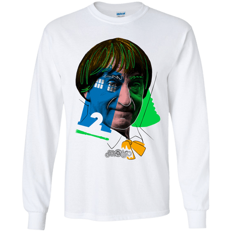 T-Shirts White / YS Doctor Warwhol 2 Youth Long Sleeve T-Shirt