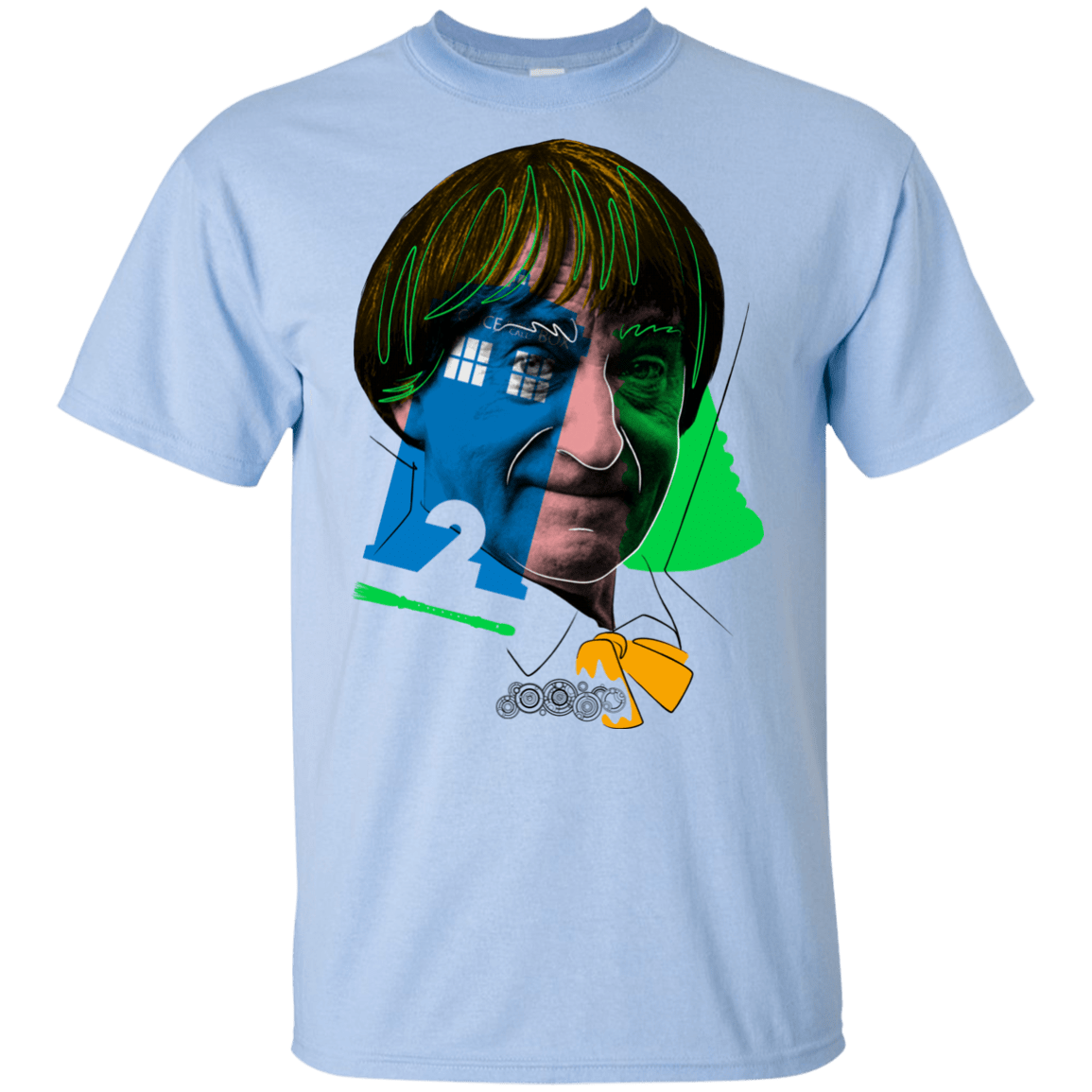 T-Shirts Light Blue / YXS Doctor Warwhol 2 Youth T-Shirt