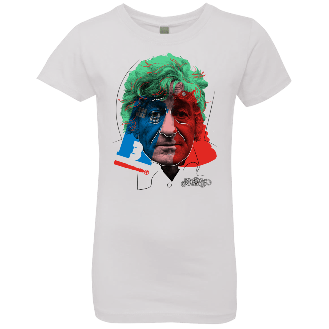 T-Shirts White / YXS Doctor Warwhol 3 Girls Premium T-Shirt