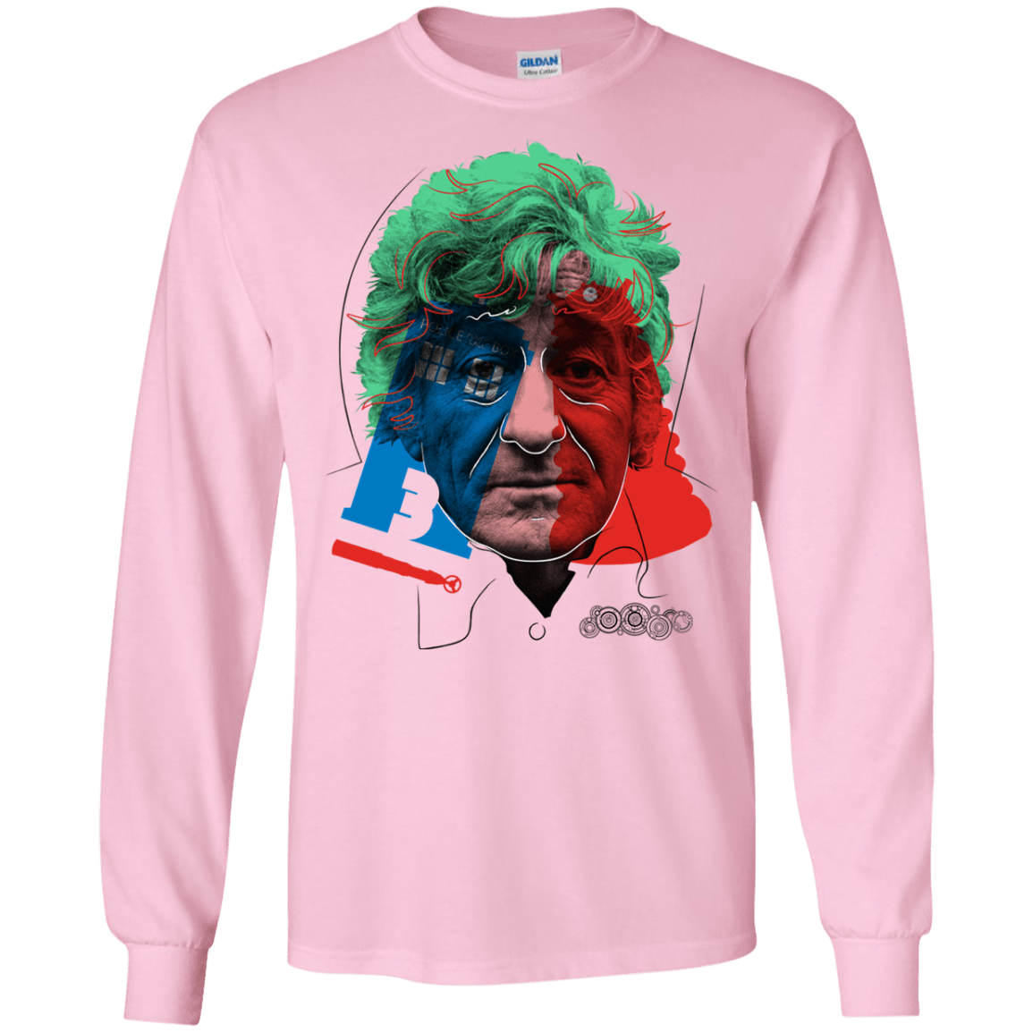 T-Shirts Light Pink / S Doctor Warwhol 3 Men's Long Sleeve T-Shirt