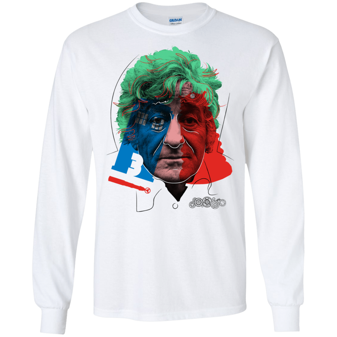 T-Shirts White / S Doctor Warwhol 3 Men's Long Sleeve T-Shirt