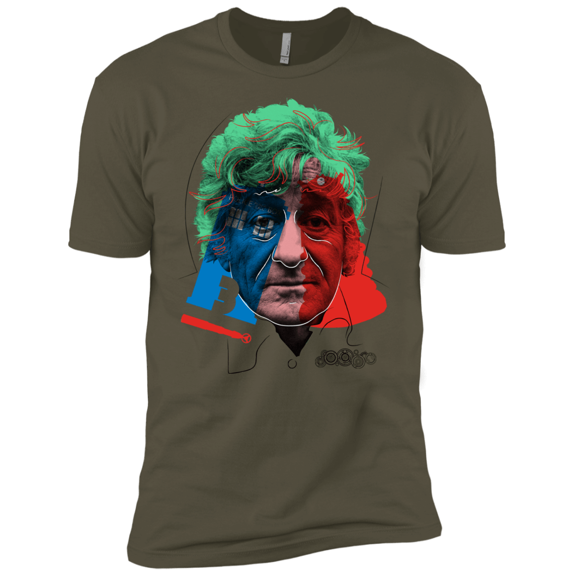 T-Shirts Military Green / X-Small Doctor Warwhol 3 Men's Premium T-Shirt