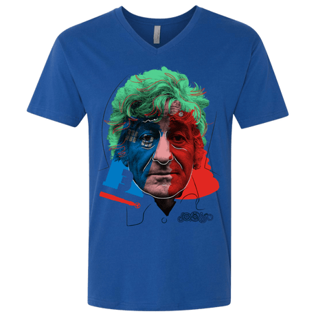 T-Shirts Royal / X-Small Doctor Warwhol 3 Men's Premium V-Neck