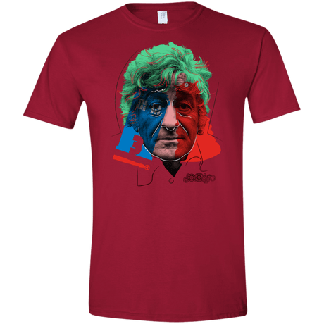 T-Shirts Cardinal Red / S Doctor Warwhol 3 Men's Semi-Fitted Softstyle