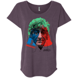 T-Shirts Vintage Purple / X-Small Doctor Warwhol 3 Triblend Dolman Sleeve