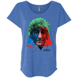 T-Shirts Vintage Royal / X-Small Doctor Warwhol 3 Triblend Dolman Sleeve