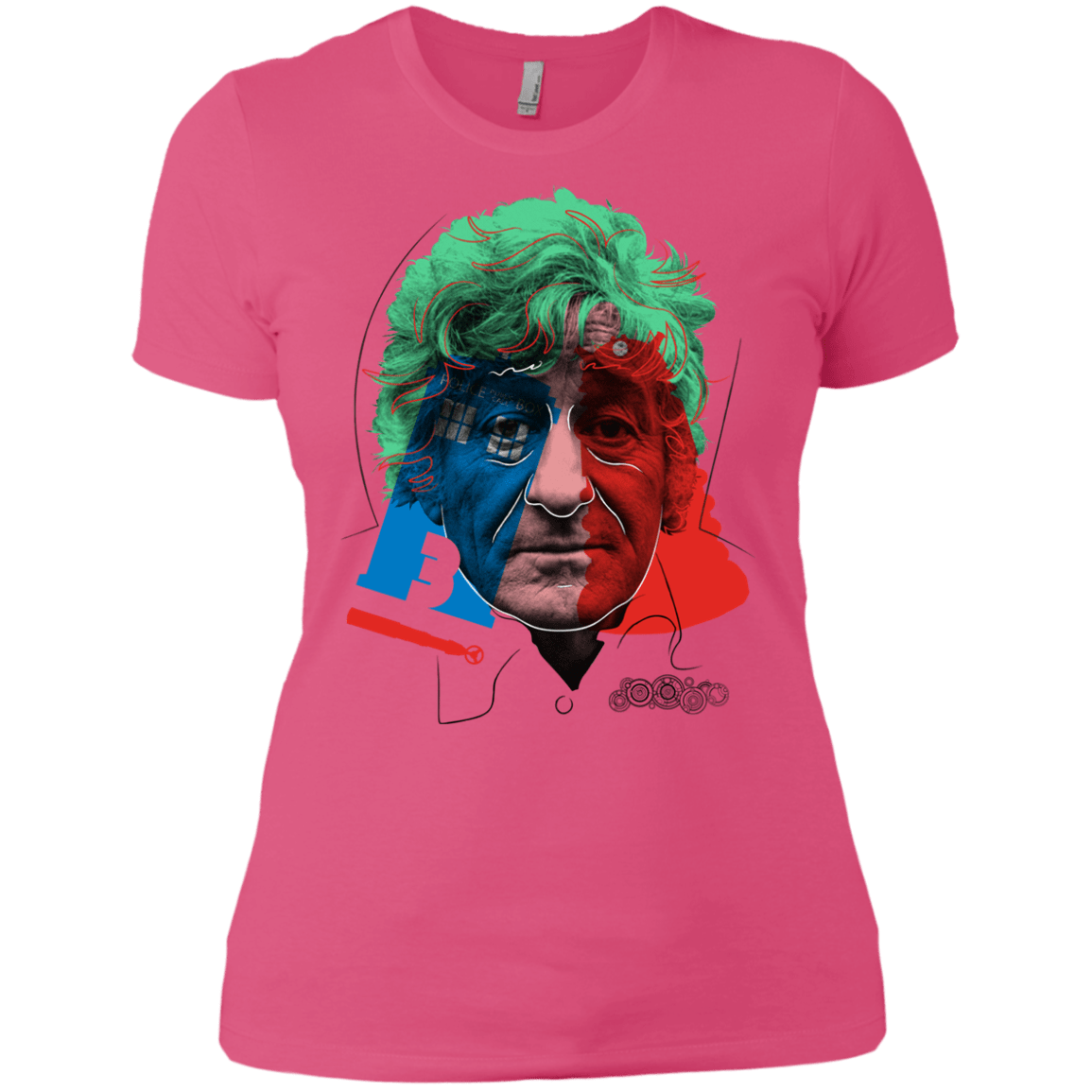 T-Shirts Hot Pink / X-Small Doctor Warwhol 3 Women's Premium T-Shirt