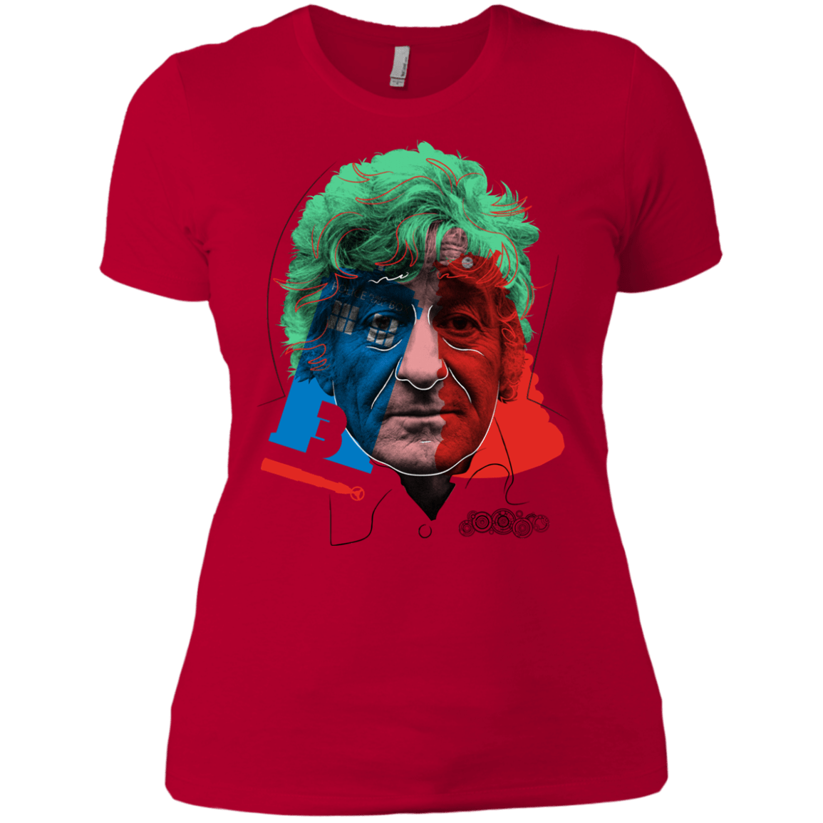 T-Shirts Red / X-Small Doctor Warwhol 3 Women's Premium T-Shirt