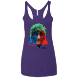 T-Shirts Purple Rush / X-Small Doctor Warwhol 3 Women's Triblend Racerback Tank