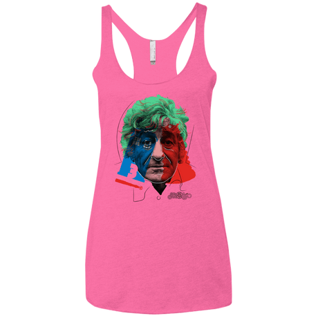 T-Shirts Vintage Pink / X-Small Doctor Warwhol 3 Women's Triblend Racerback Tank