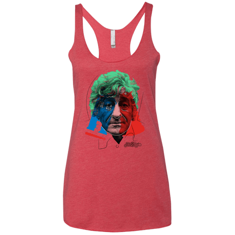 T-Shirts Vintage Red / X-Small Doctor Warwhol 3 Women's Triblend Racerback Tank