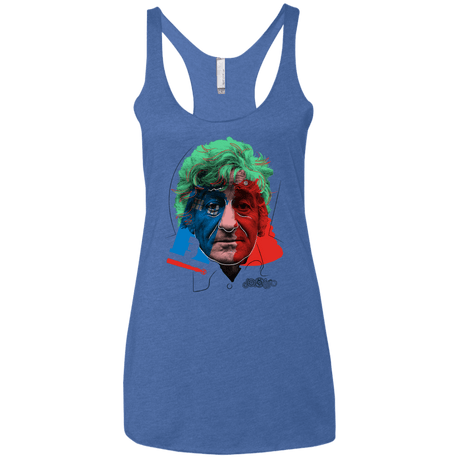 T-Shirts Vintage Royal / X-Small Doctor Warwhol 3 Women's Triblend Racerback Tank