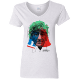 T-Shirts White / S Doctor Warwhol 3 Women's V-Neck T-Shirt