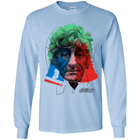 T-Shirts Light Blue / YS Doctor Warwhol 3 Youth Long Sleeve T-Shirt