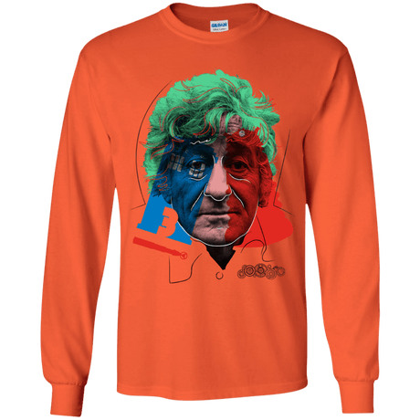 T-Shirts Orange / YS Doctor Warwhol 3 Youth Long Sleeve T-Shirt