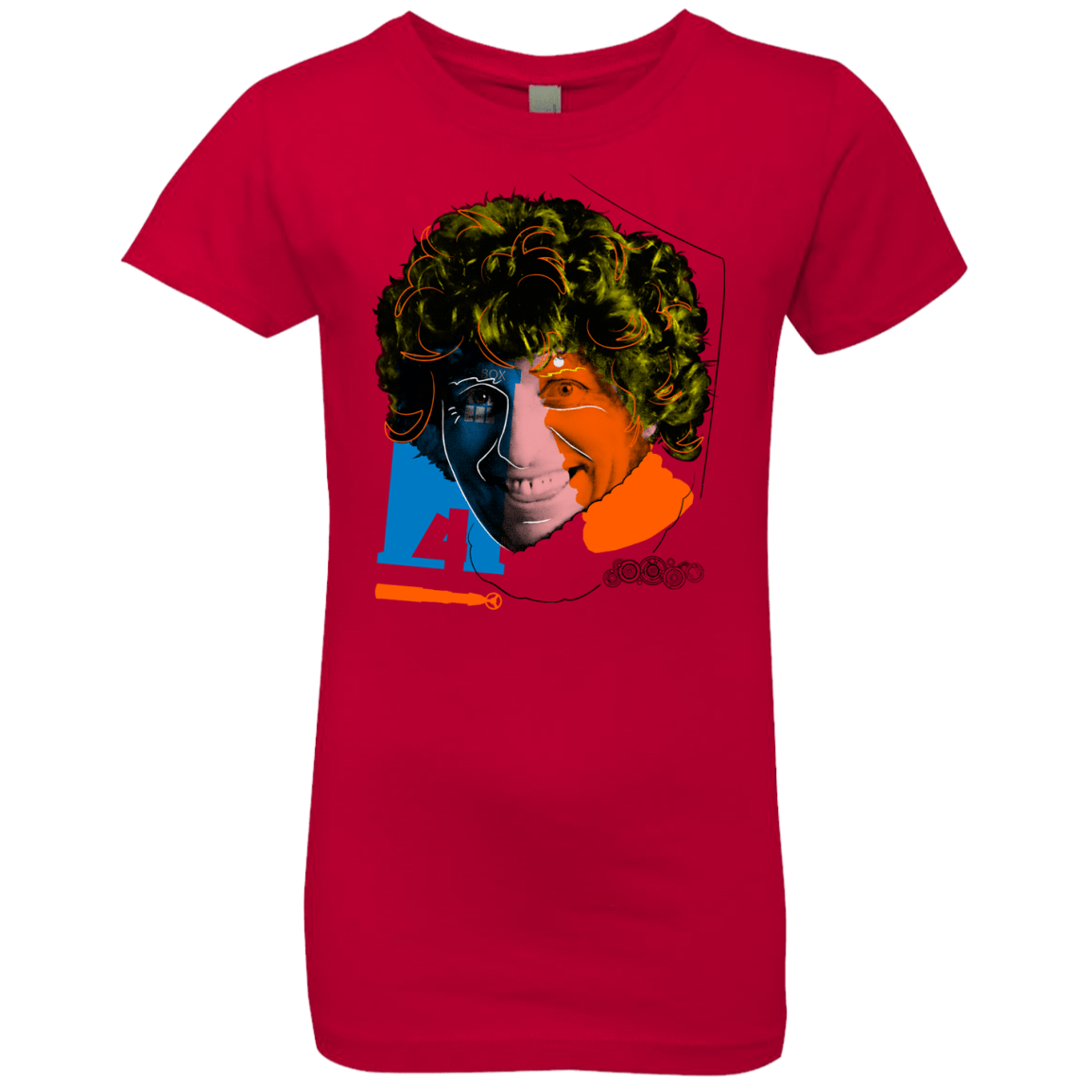 T-Shirts Red / YXS Doctor Warwhol 4 Girls Premium T-Shirt
