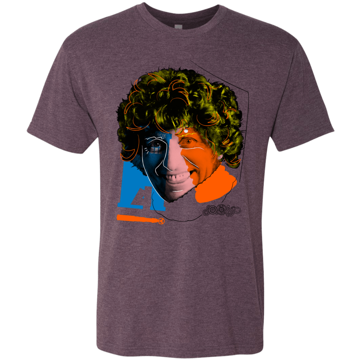 T-Shirts Vintage Purple / S Doctor Warwhol 4 Men's Triblend T-Shirt