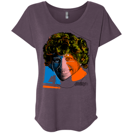 T-Shirts Vintage Purple / X-Small Doctor Warwhol 4 Triblend Dolman Sleeve