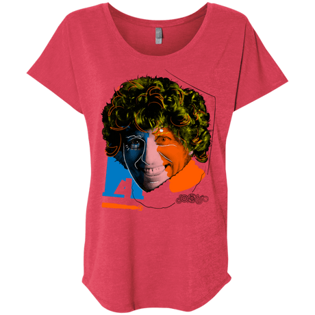 T-Shirts Vintage Red / X-Small Doctor Warwhol 4 Triblend Dolman Sleeve