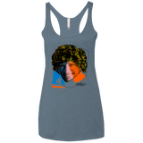 T-Shirts Indigo / X-Small Doctor Warwhol 4 Women's Triblend Racerback Tank