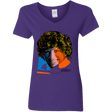 T-Shirts Purple / S Doctor Warwhol 4 Women's V-Neck T-Shirt