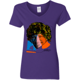 T-Shirts Purple / S Doctor Warwhol 4 Women's V-Neck T-Shirt