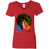 T-Shirts Red / S Doctor Warwhol 4 Women's V-Neck T-Shirt