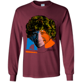 T-Shirts Maroon / YS Doctor Warwhol 4 Youth Long Sleeve T-Shirt