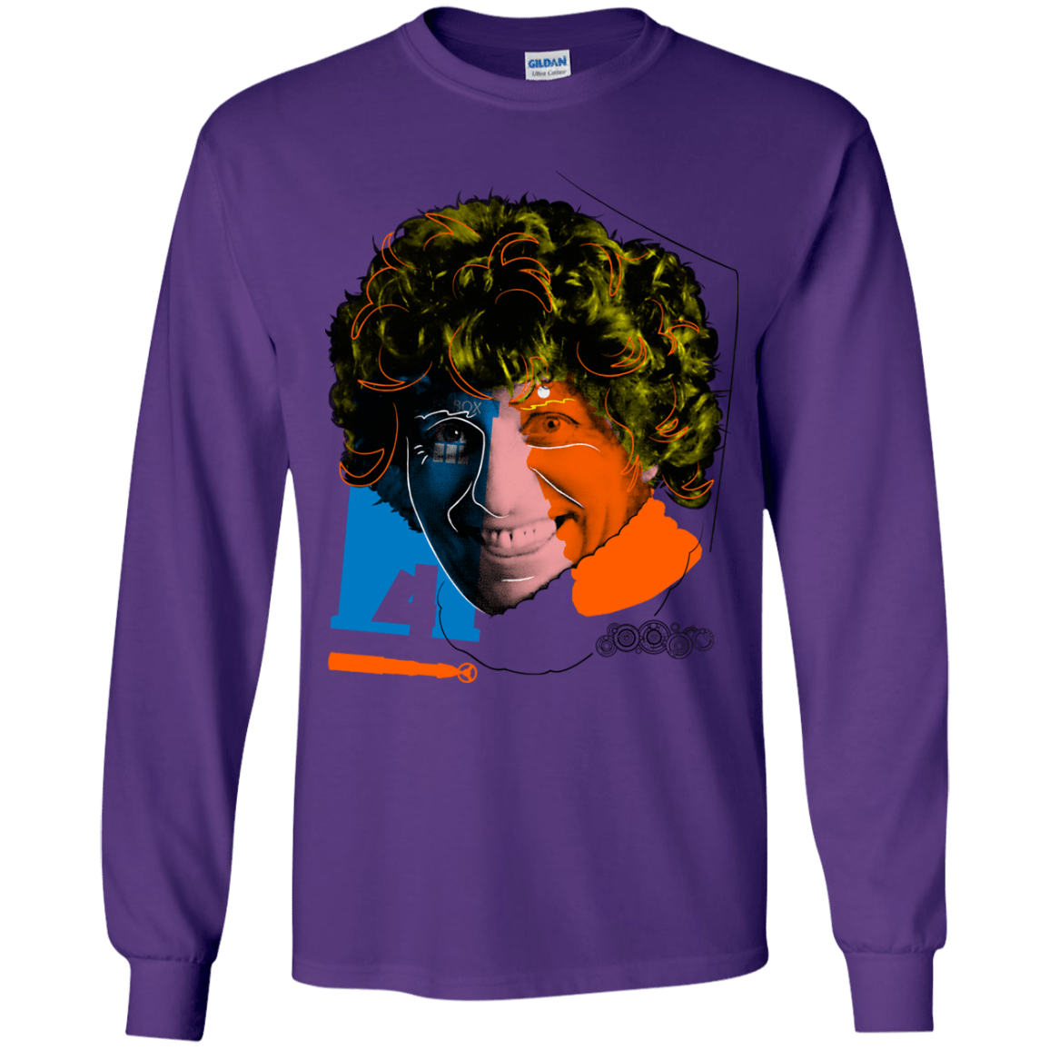 T-Shirts Purple / YS Doctor Warwhol 4 Youth Long Sleeve T-Shirt