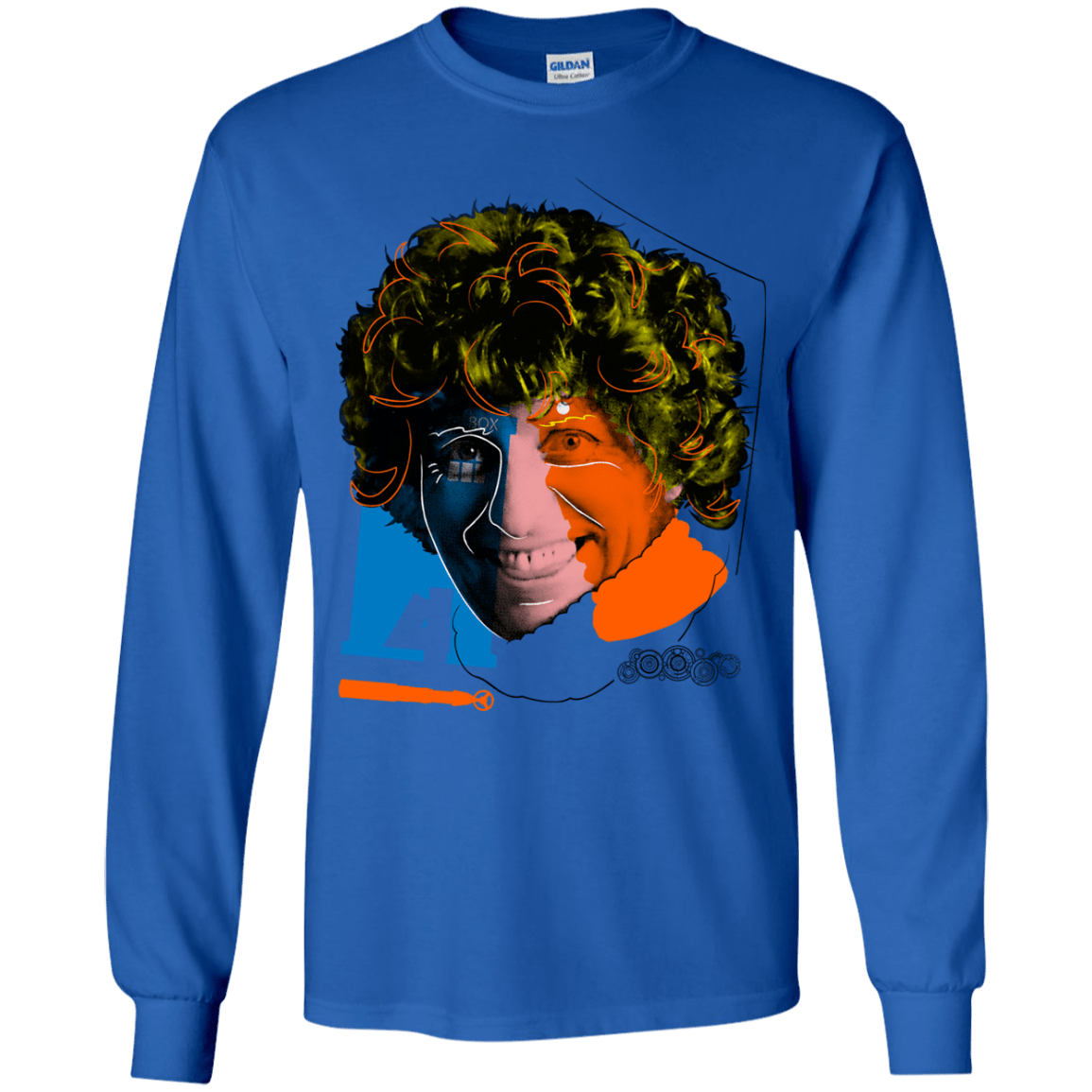 T-Shirts Royal / YS Doctor Warwhol 4 Youth Long Sleeve T-Shirt