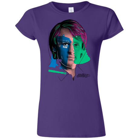 T-Shirts Purple / S Doctor Warwhol 5 Junior Slimmer-Fit T-Shirt