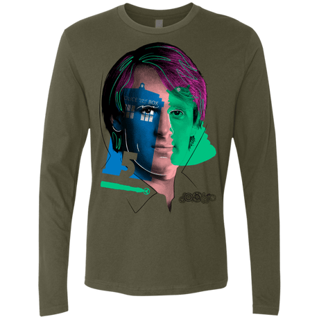 T-Shirts Military Green / S Doctor Warwhol 5 Men's Premium Long Sleeve