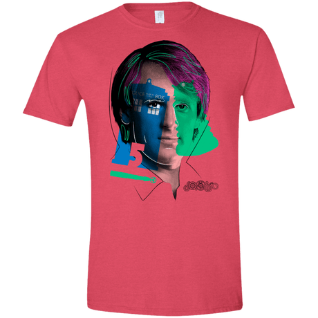 T-Shirts Heather Red / S Doctor Warwhol 5 Men's Semi-Fitted Softstyle