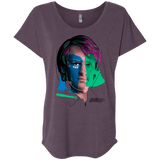 T-Shirts Vintage Purple / X-Small Doctor Warwhol 5 Triblend Dolman Sleeve