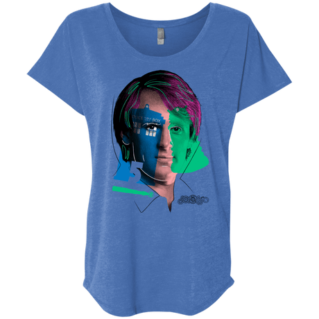 T-Shirts Vintage Royal / X-Small Doctor Warwhol 5 Triblend Dolman Sleeve