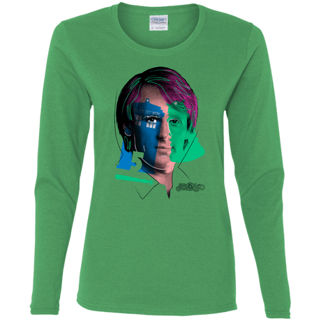 T-Shirts Irish Green / S Doctor Warwhol 5 Women's Long Sleeve T-Shirt