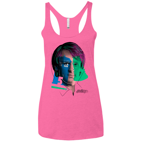 T-Shirts Vintage Pink / X-Small Doctor Warwhol 5 Women's Triblend Racerback Tank