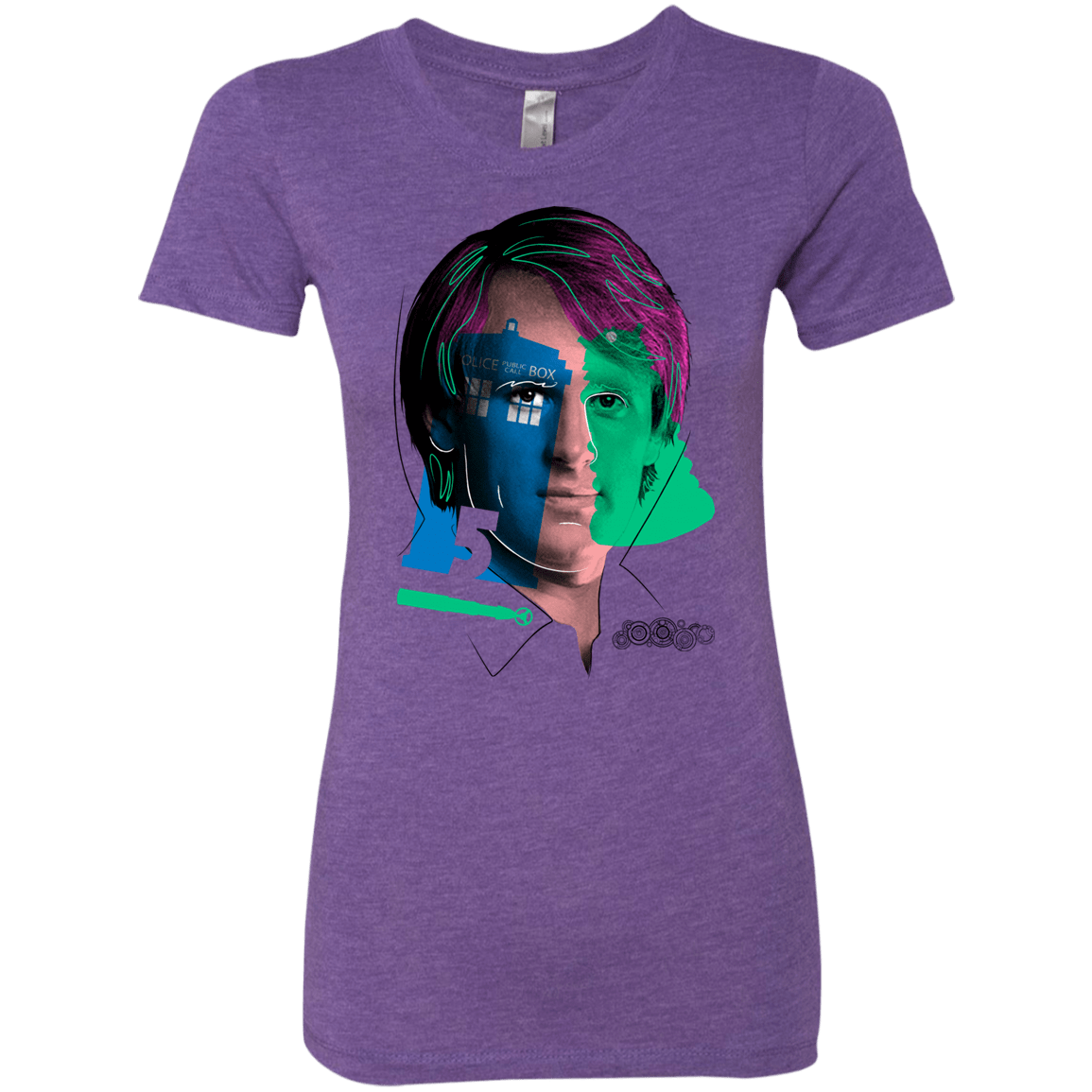 T-Shirts Purple Rush / S Doctor Warwhol 5 Women's Triblend T-Shirt