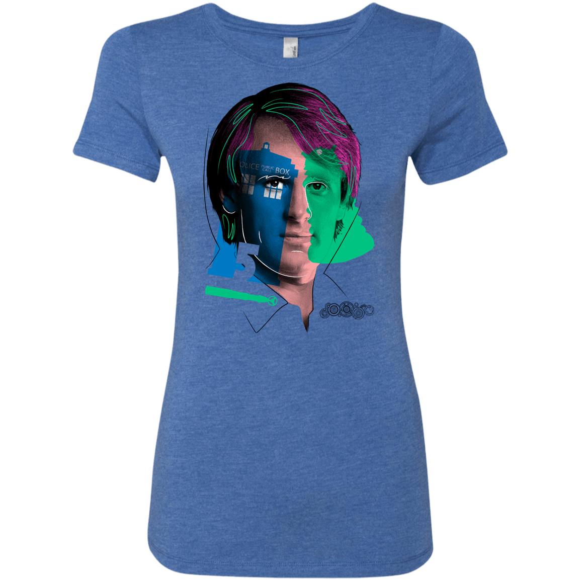 T-Shirts Vintage Royal / S Doctor Warwhol 5 Women's Triblend T-Shirt