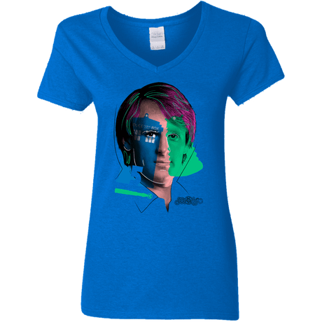 T-Shirts Royal / S Doctor Warwhol 5 Women's V-Neck T-Shirt