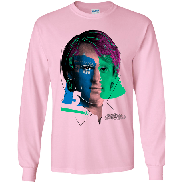 T-Shirts Light Pink / YS Doctor Warwhol 5 Youth Long Sleeve T-Shirt