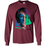 T-Shirts Maroon / YS Doctor Warwhol 5 Youth Long Sleeve T-Shirt