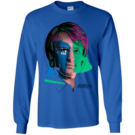 T-Shirts Royal / YS Doctor Warwhol 5 Youth Long Sleeve T-Shirt