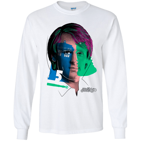 T-Shirts White / YS Doctor Warwhol 5 Youth Long Sleeve T-Shirt